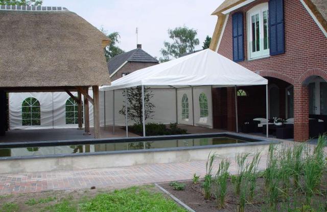 Plaatsen partytent